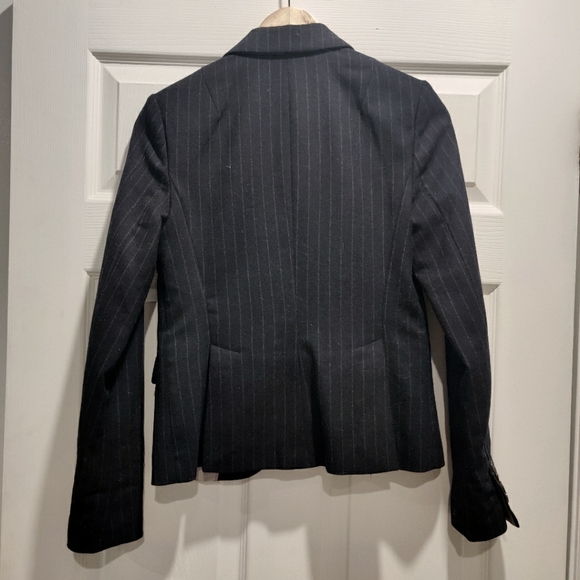 Banana Republic striped womens blazer - size 2 - Picture 7 of 9